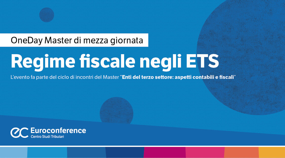 Immagine Regime fiscale negli ETS | Euroconference